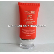 super oval tube for BB cream with acrylic cap